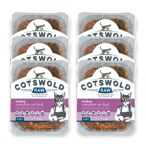 Cotswold RAW Complete Cat, Raw Cat Food, GWF Nutrition, Premium British Meat Raw Food for All Cats, Frozen Cat Meal, Mixed Mince – 6kg - Sayby’s