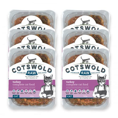 Cotswold RAW Complete Cat, Raw Cat Food, GWF Nutrition, Premium British Meat Raw Food for All Cats, Frozen Cat Meal, Mixed Mince – 6kg - Sayby’s