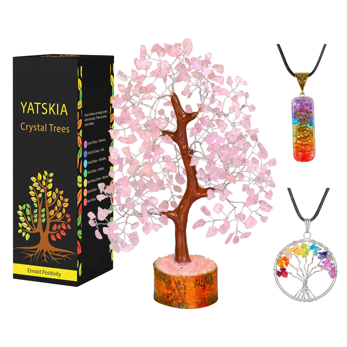 Crystal Tree - Seven Chakra Tree - Bonsai Tree - Healing Crystals - Crystals and Gemstones - Home Decor - Spiritual Gifts - Sayby’s