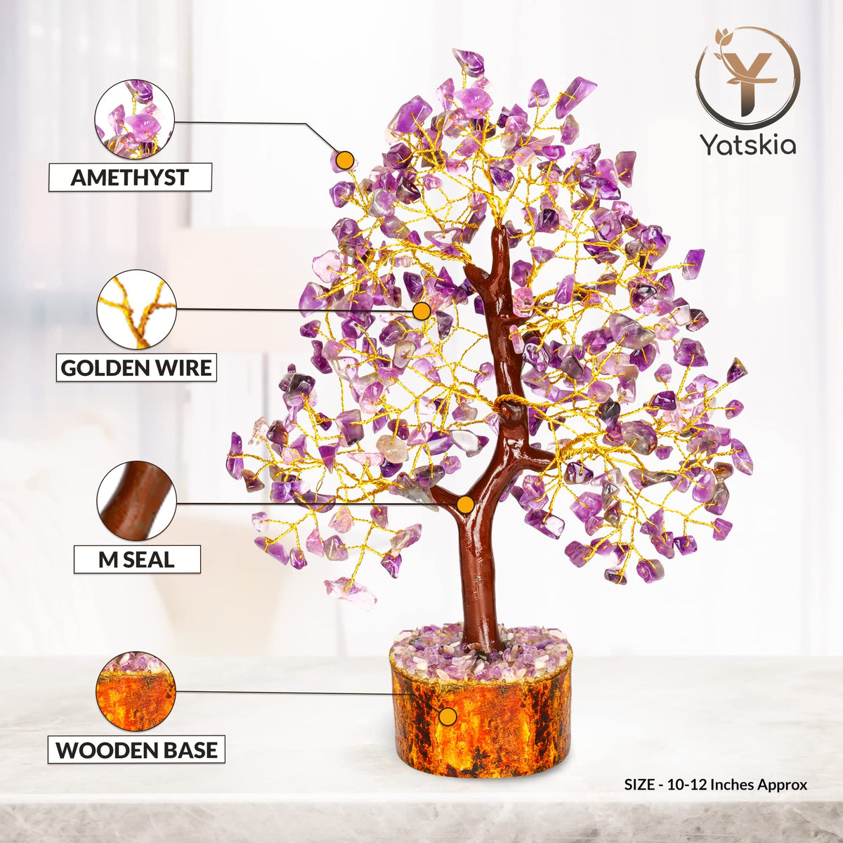 Crystal Tree - Seven Chakra Tree - Bonsai Tree - Healing Crystals - Crystals and Gemstones - Home Decor - Spiritual Gifts - Sayby’s