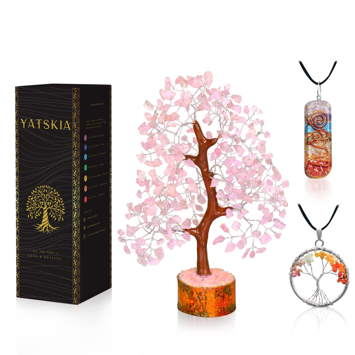 Crystal Tree - Seven Chakra Tree - Bonsai Tree - Healing Crystals - Crystals and Gemstones - Home Decor - Spiritual Gifts - Sayby’s