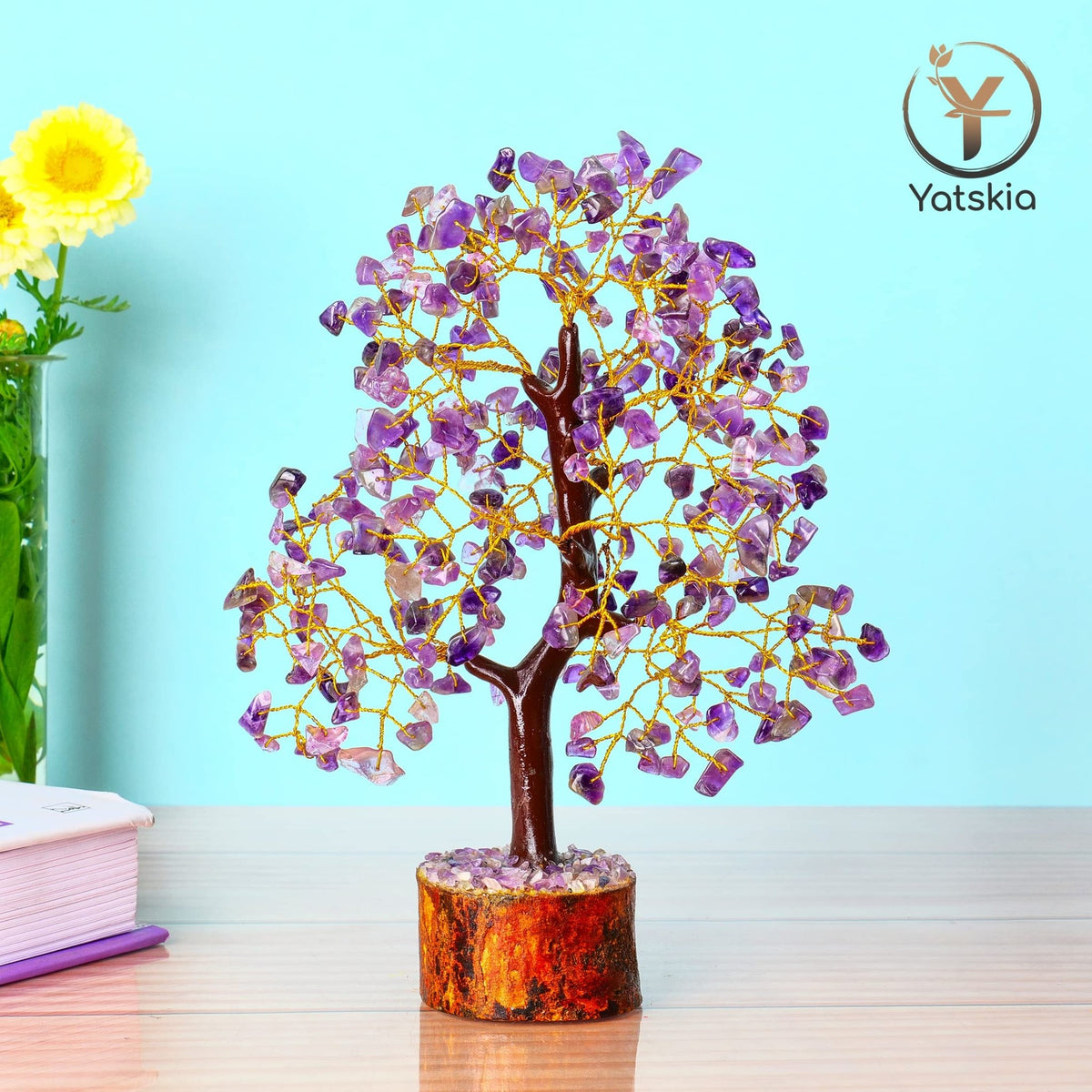 Crystal Tree - Seven Chakra Tree - Bonsai Tree - Healing Crystals - Crystals and Gemstones - Home Decor - Spiritual Gifts - Sayby’s