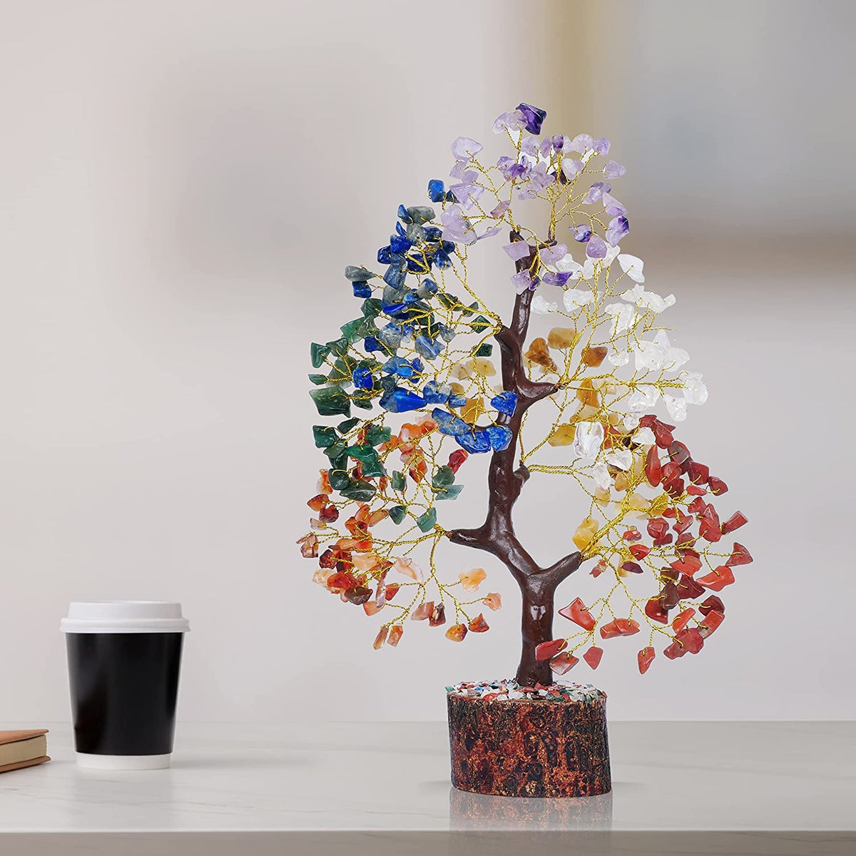 Crystal Tree - Seven Chakra Tree - Bonsai Tree - Healing Crystals - Crystals and Gemstones - Home Decor - Spiritual Gifts - Sayby’s