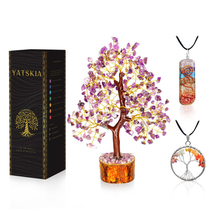 Crystal Tree - Seven Chakra Tree - Bonsai Tree - Healing Crystals - Crystals and Gemstones - Home Decor - Spiritual Gifts - Sayby’s
