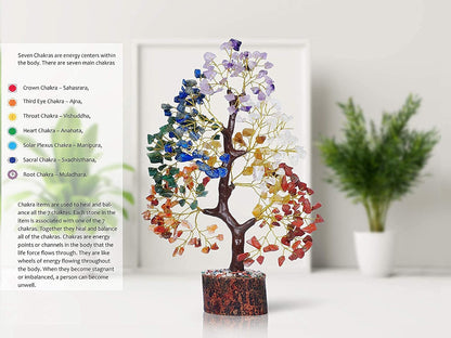 Crystal Tree - Seven Chakra Tree - Bonsai Tree - Healing Crystals - Crystals and Gemstones - Home Decor - Spiritual Gifts - Sayby’s