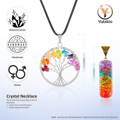Crystal Tree - Seven Chakra Tree - Bonsai Tree - Healing Crystals - Crystals and Gemstones - Home Decor - Spiritual Gifts - Sayby’s