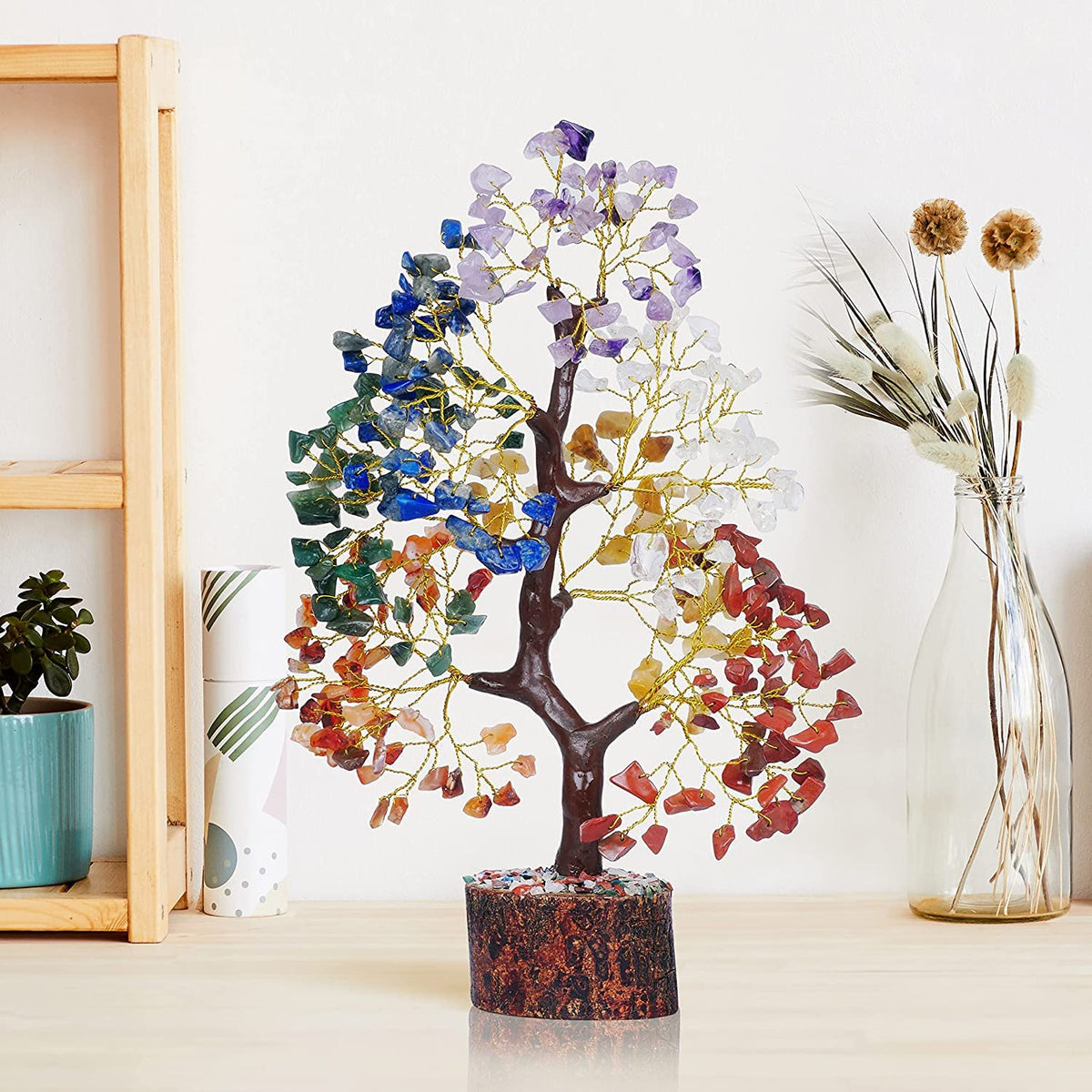 Crystal Tree - Seven Chakra Tree - Bonsai Tree - Healing Crystals - Crystals and Gemstones - Home Decor - Spiritual Gifts - Sayby’s