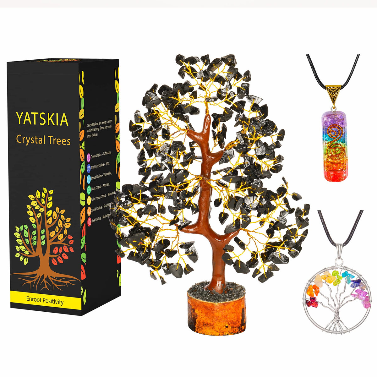 Crystal Tree - Seven Chakra Tree - Bonsai Tree - Healing Crystals - Crystals and Gemstones - Home Decor - Spiritual Gifts - Sayby’s