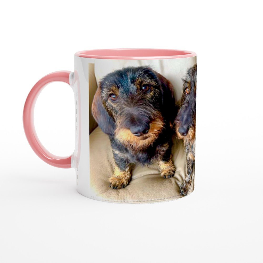 Customisable Ceramic Mug – Glossy 11oz Design with Colored Rim FREE DELIVERY - Sayby’s