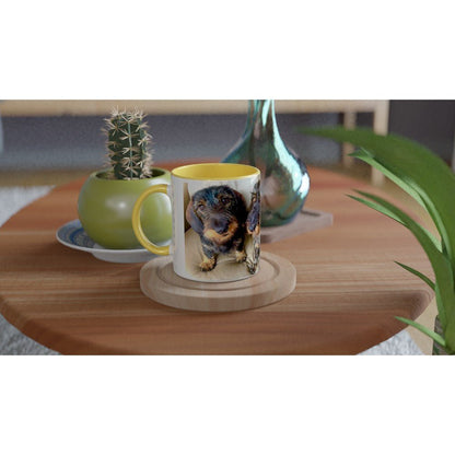 Customisable Ceramic Mug – Glossy 11oz Design with Colored Rim FREE DELIVERY - Sayby’s