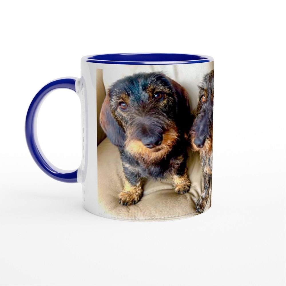 Customisable Ceramic Mug – Glossy 11oz Design with Colored Rim FREE DELIVERY - Sayby’s