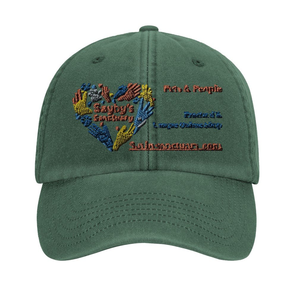 Customisable Vintage Cotton Dad Hat - Stylish Brushed Cotton Cap FREE DELIVERY - Sayby’s