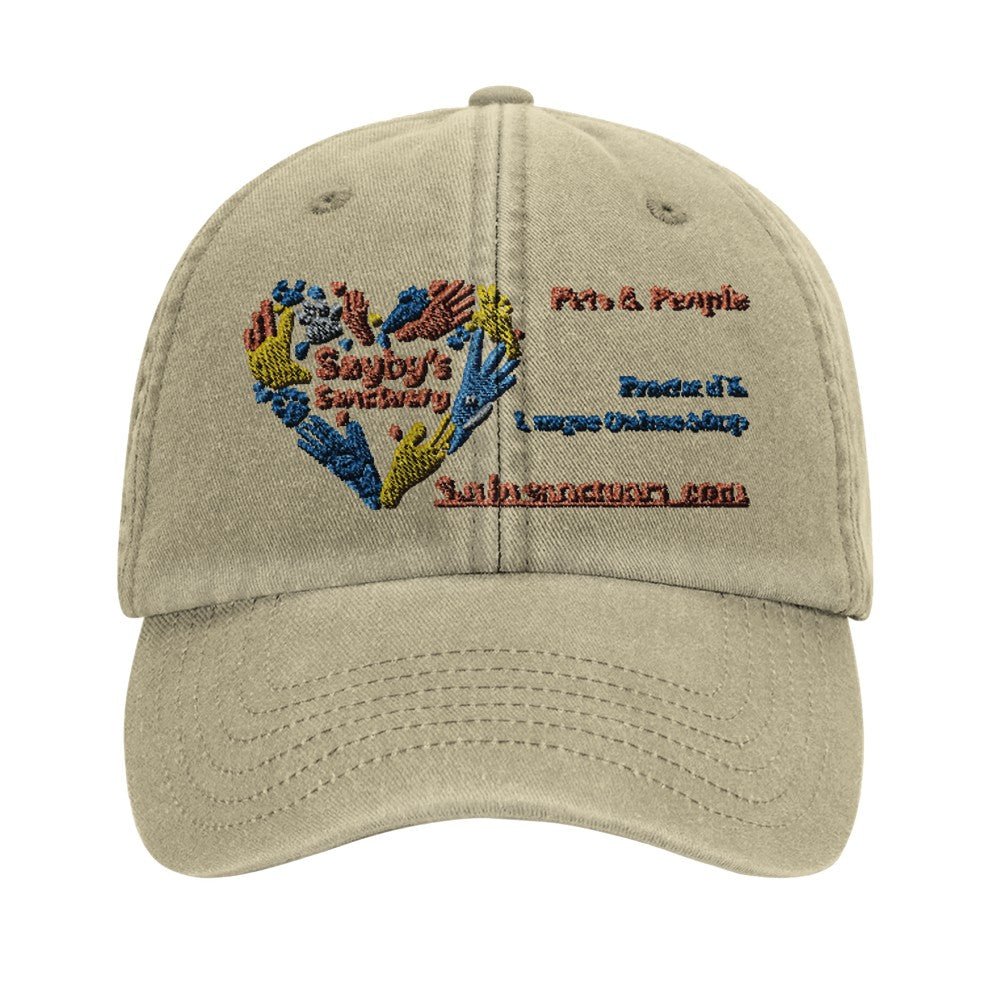 Customisable Vintage Cotton Dad Hat - Stylish Brushed Cotton Cap FREE DELIVERY - Sayby’s