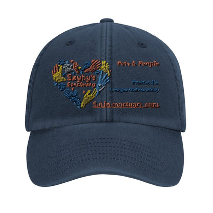 Customisable Vintage Cotton Dad Hat - Stylish Brushed Cotton Cap FREE DELIVERY - Sayby’s