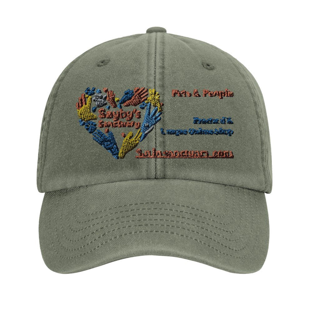 Customisable Vintage Cotton Dad Hat - Stylish Brushed Cotton Cap FREE DELIVERY - Sayby’s