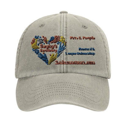 Customisable Vintage Cotton Dad Hat - Stylish Brushed Cotton Cap FREE DELIVERY - Sayby’s