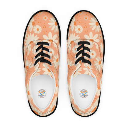 Ladies' Canvas Lace-Up Trainers