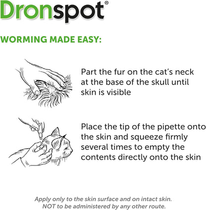 Dronspot Worming Spot On For Medium Cats (2.5-5kg) - Sayby’s