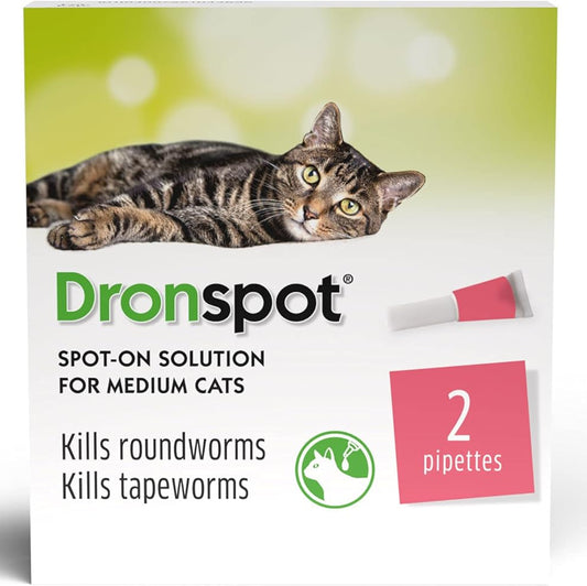 Dronspot Worming Spot On For Medium Cats (2.5-5kg) - Sayby’s