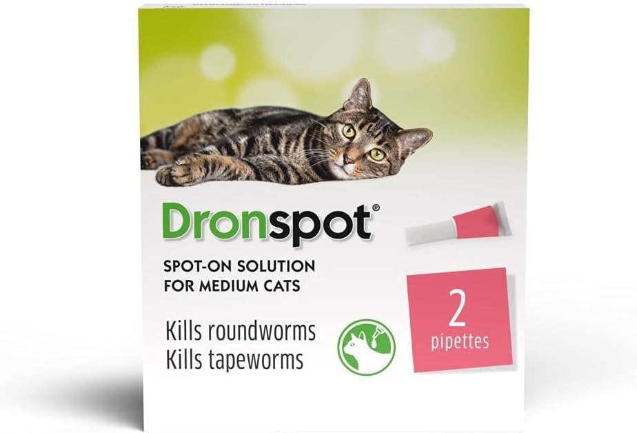 Dronspot Worming Spot On For Medium Cats (2.5-5kg) - Sayby’s