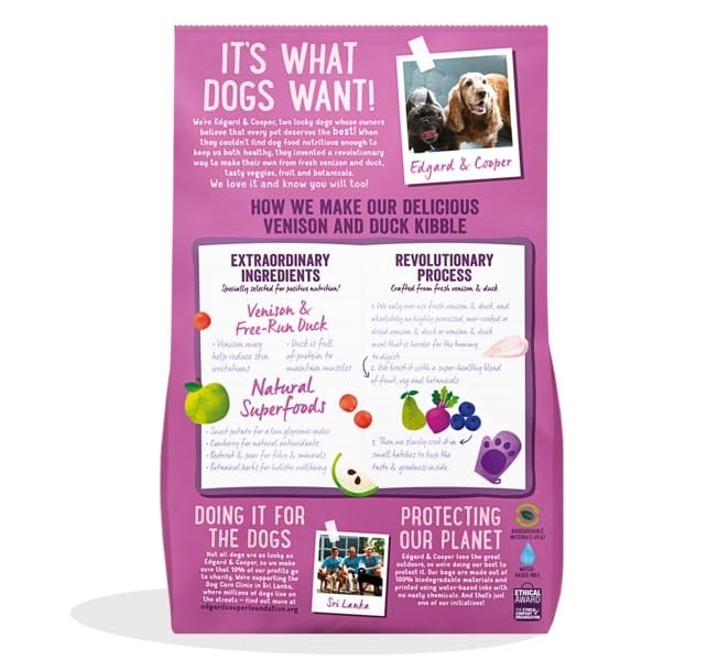 Edgard Cooper Grain Free Dog Food Dry, Natural Kibble Dry Dog Food for Adults, Gluten-Free, Hypoallergenic, with Fresh Meat & Amino Acids - Sayby’s