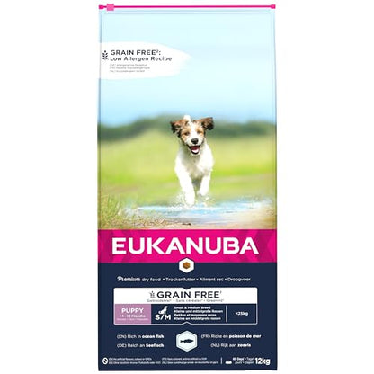 Eukanuba Grain Free Complete Dry Dog Food for Puppy Small and Medium Breeds - Sayby’s