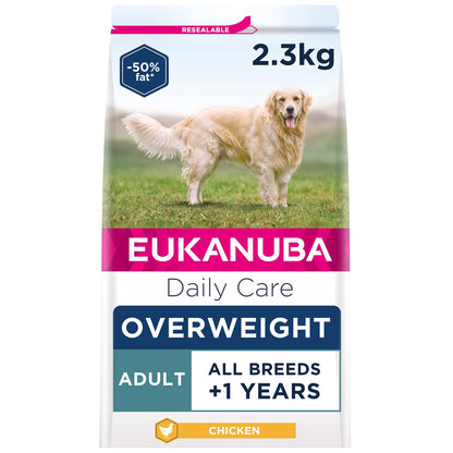 Eukanuba Overweight and Sterilised Low Fat Complete Dry Dog Food for Adult Dogs with Chicken - Sayby’s