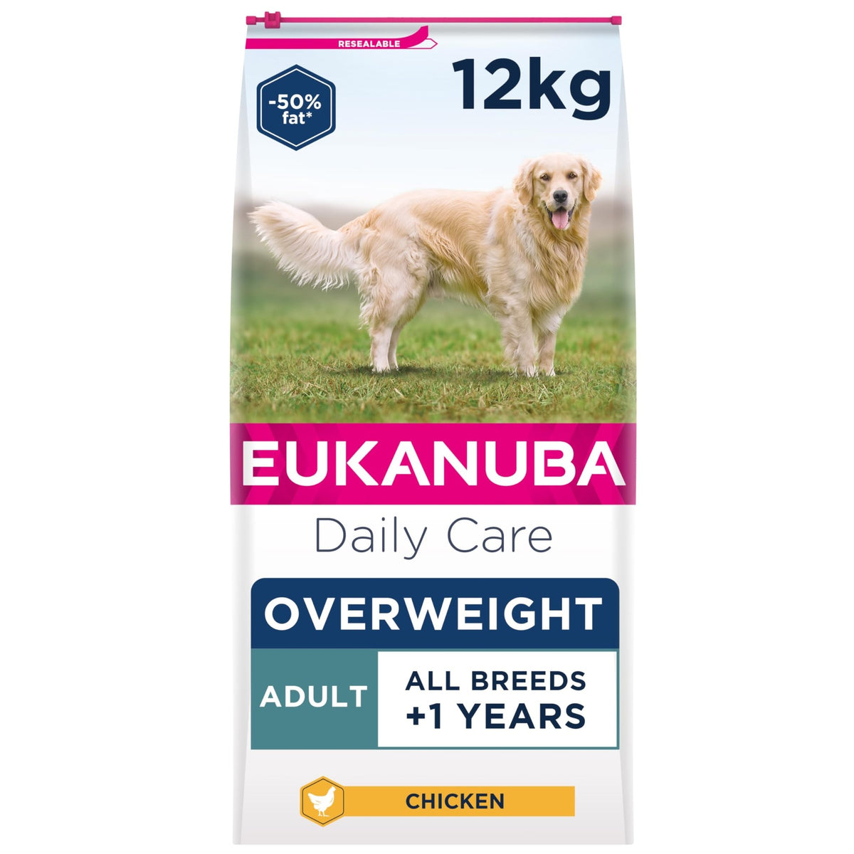 Eukanuba Overweight and Sterilised Low Fat Complete Dry Dog Food for Adult Dogs with Chicken - Sayby’s