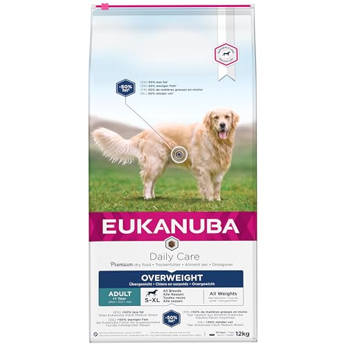 Eukanuba Overweight and Sterilised Low Fat Complete Dry Dog Food for Adult Dogs with Chicken - Sayby’s