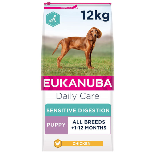 Eukanuba Sensitive Digestion Highly Digestible Complete Dry Dog Food for Adult Dogs with Chicken - Sayby’s