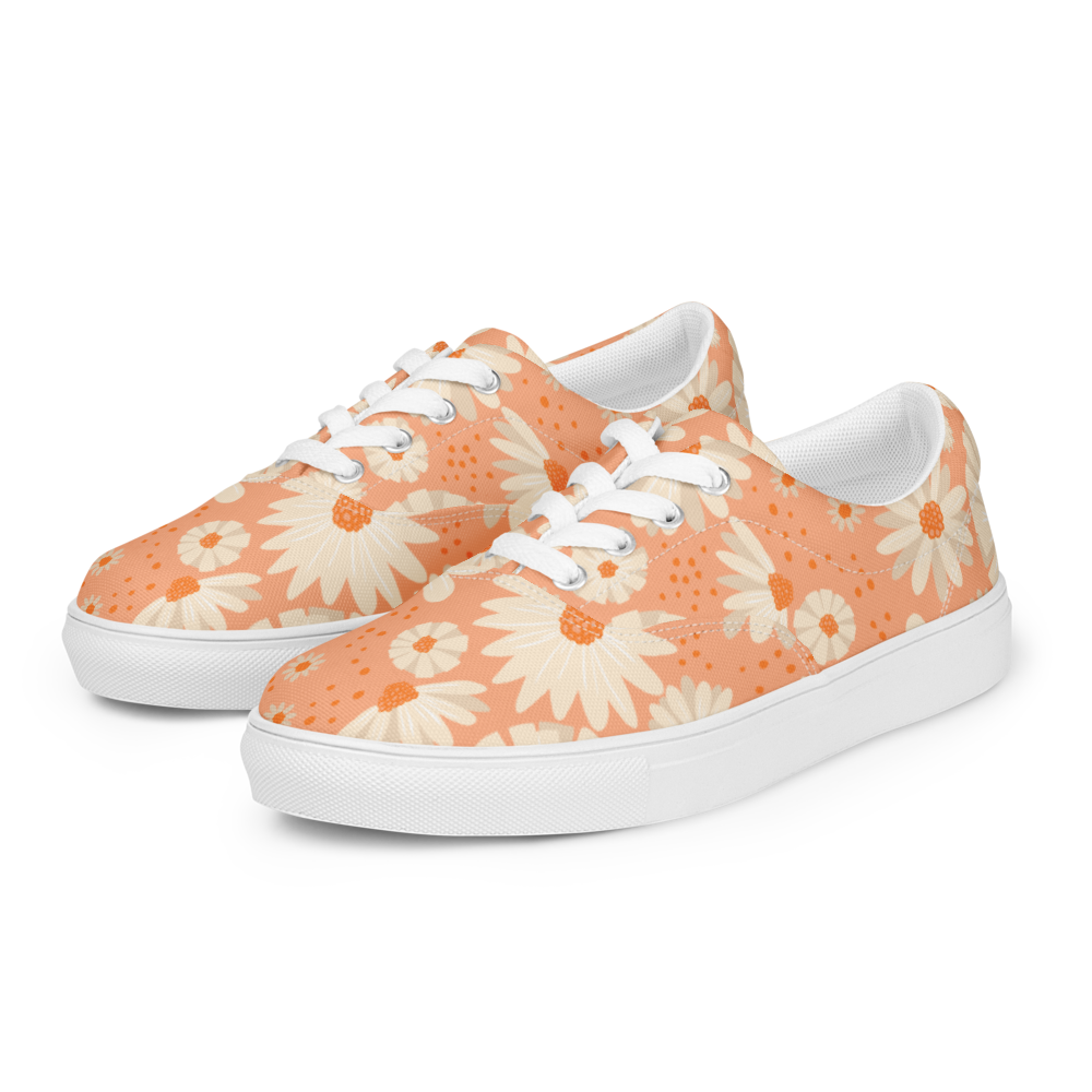 Ladies' Canvas Lace-Up Trainers