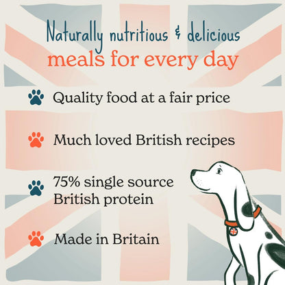 Forthglade British Classics Wet Dog Food Variety Pack (12 x 395g Trays) - Grain Free & Hypoallergenic Dog Food, Adult 1 Year+, Chicken, Lamb and Beef with Vegetables, Stomach Sensitive Meals - Sayby’s