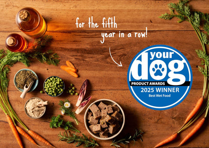 Forthglade Wet Dog Food, National Trust Variety Pack - Grain Free & Hypoallergenic Dog Food, Adult 1 Year+, Turkey & Goose and Duck & Venison, Stomach Sensitive, Natural Ingredients - Sayby’s