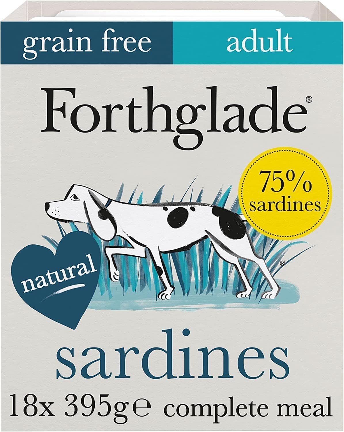Forthglade Wet Dog Food Variety Pack - Grain Free & Hypoallergenic Dog Food, Adult 1 Year+, Turkey, Lamb & Duck with Vegetables, Complete Stomach Sensitive Meals, Natural Ingredients - Sayby’s