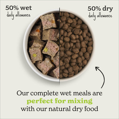 Forthglade Wet Dog Food Variety Pack - Grain Free & Hypoallergenic Dog Food, Adult 1 Year+, Turkey, Lamb & Duck with Vegetables, Complete Stomach Sensitive Meals, Natural Ingredients - Sayby’s