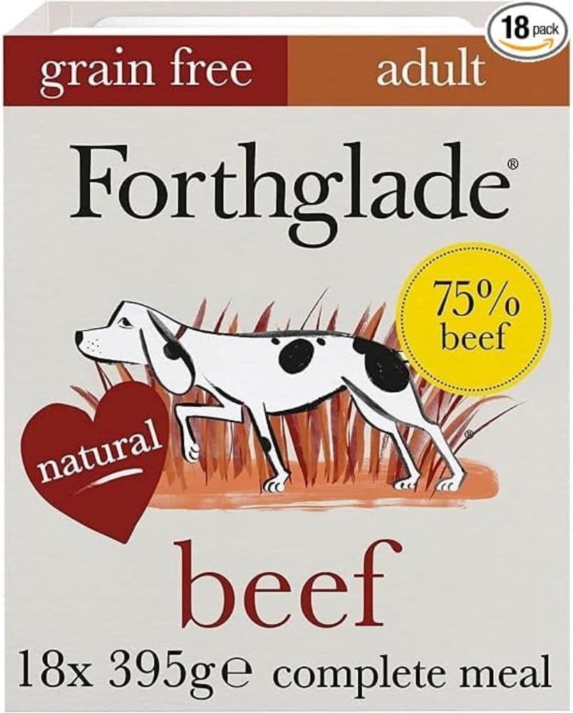 Forthglade Wet Dog Food Variety Pack - Grain Free & Hypoallergenic Dog Food, Adult 1 Year+, Turkey, Lamb & Duck with Vegetables, Complete Stomach Sensitive Meals, Natural Ingredients - Sayby’s