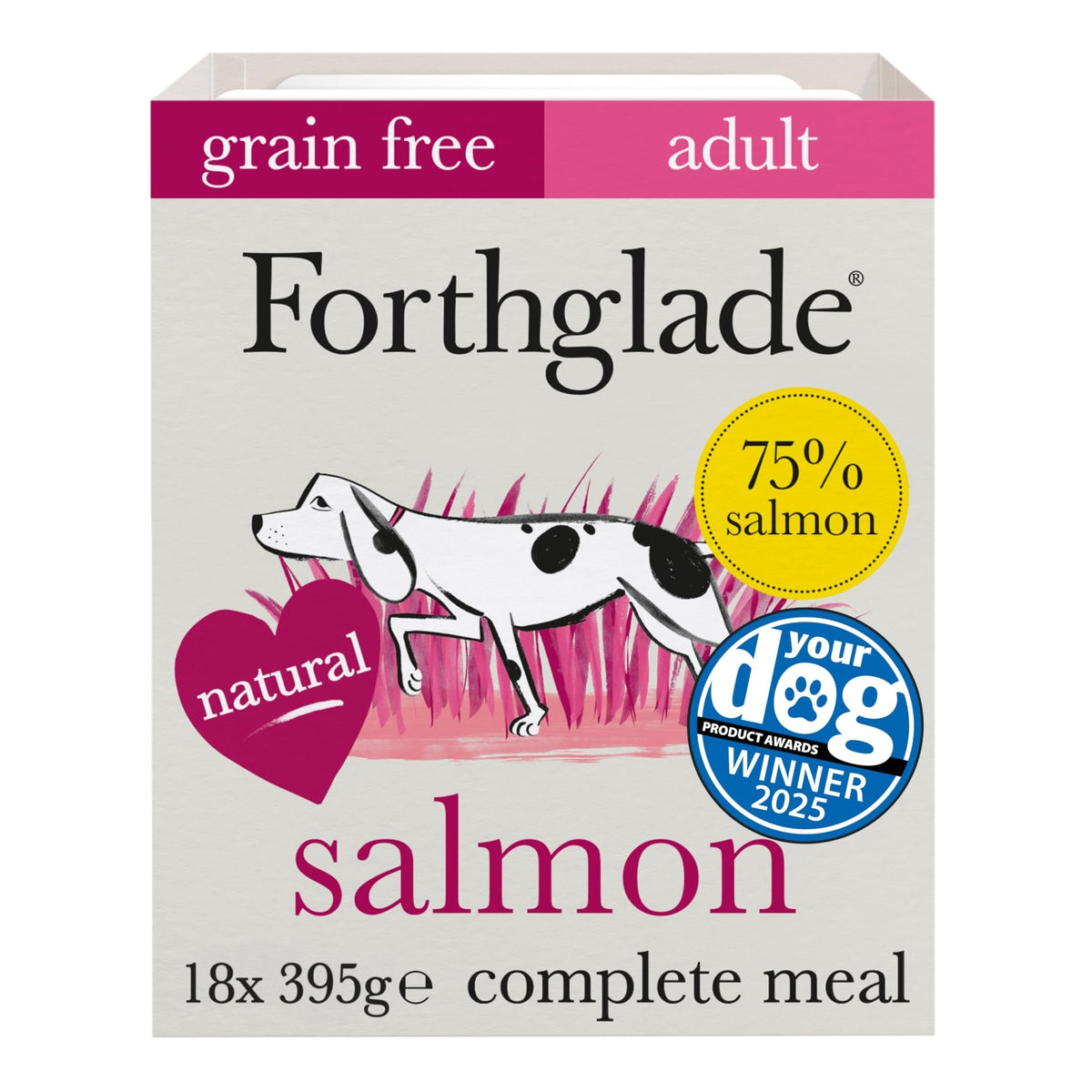 Forthglade Wet Dog Food Variety Pack - Grain Free & Hypoallergenic Dog Food, Adult 1 Year+, Turkey, Lamb & Duck with Vegetables, Complete Stomach Sensitive Meals, Natural Ingredients - Sayby’s