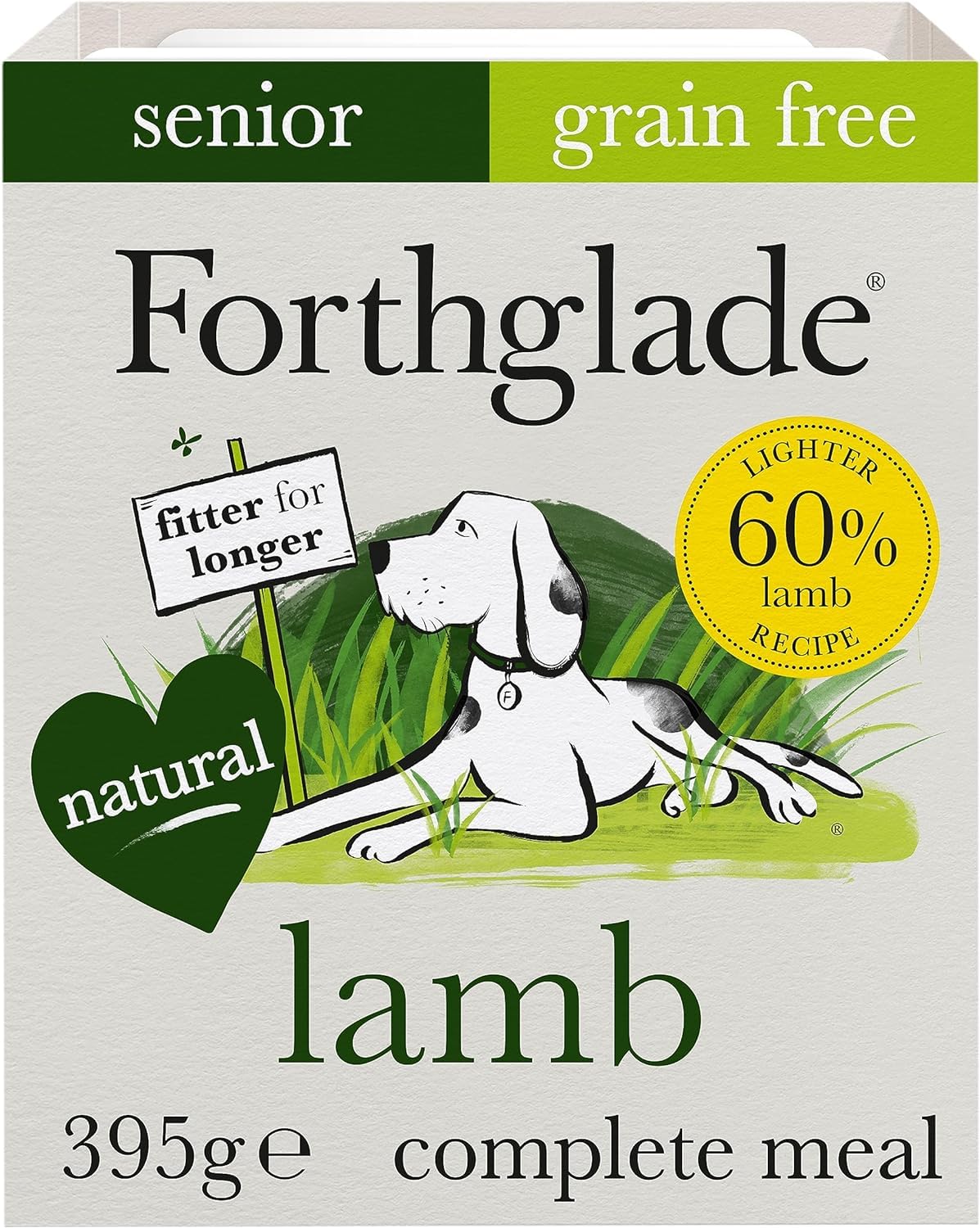 Forthglade Wet Dog Food Variety Pack - Senior 7 Years+, Grain Free & Hypoallergenic Dog Food, Turkey & Lamb with Vegetables, Stomach Sensitive Meals with Natural Ingredients - Sayby’s