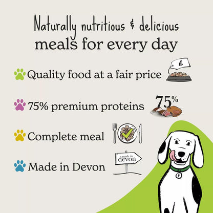 Forthglade Wet Dog Food Variety Pack - Senior 7 Years+, Grain Free & Hypoallergenic Dog Food, Turkey & Lamb with Vegetables, Stomach Sensitive Meals with Natural Ingredients - Sayby’s