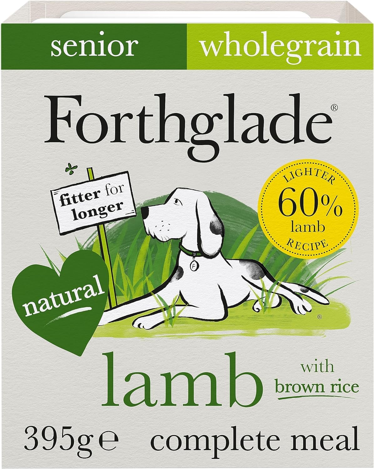 Forthglade Wet Dog Food Variety Pack - Senior 7 Years+, Grain Free & Hypoallergenic Dog Food, Turkey & Lamb with Vegetables, Stomach Sensitive Meals with Natural Ingredients - Sayby’s