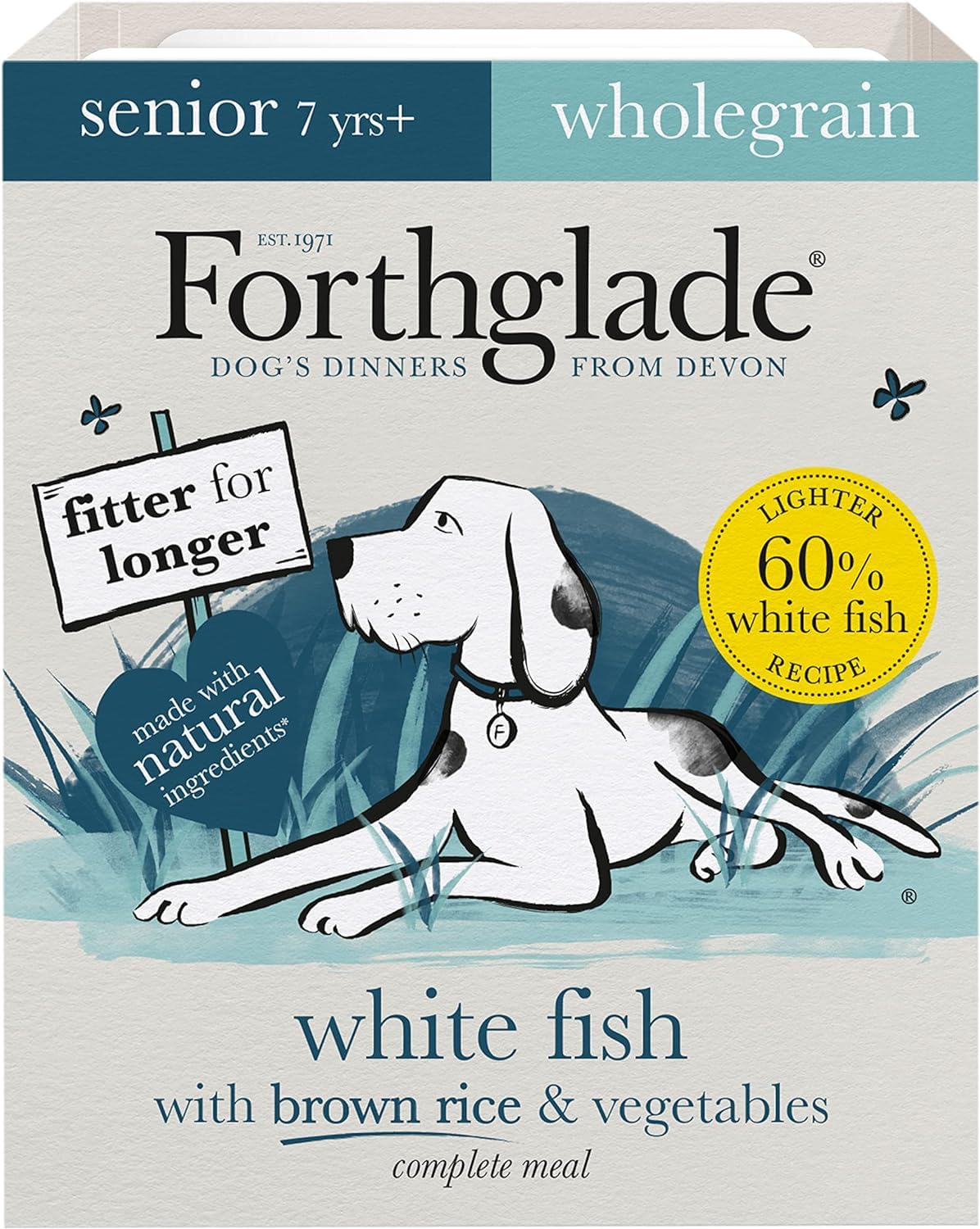 Forthglade Wet Dog Food Variety Pack - Senior 7 Years+, Grain Free & Hypoallergenic Dog Food, Turkey & Lamb with Vegetables, Stomach Sensitive Meals with Natural Ingredients - Sayby’s
