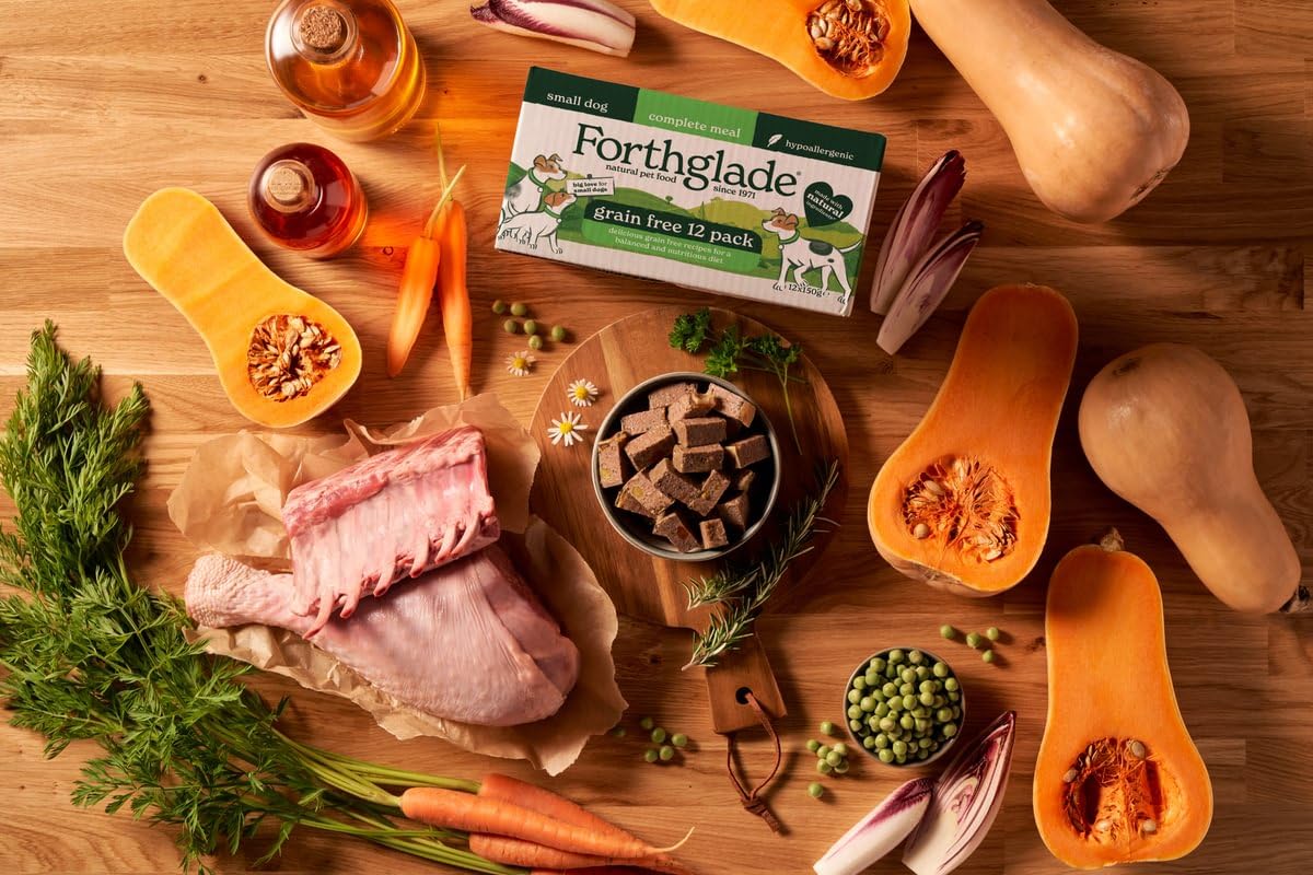 Forthglade Wet Dog Food Variety Pack - Small Dogs Grain Free, Hypoallergenic, Stomach Sensitive, Natural Ingredients, Chicken & Lamb with Veg - Sayby’s