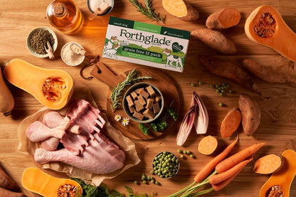 Forthglade Wet Dog Food Variety Pack - Small Dogs Grain Free, Hypoallergenic, Stomach Sensitive, Natural Ingredients, Chicken & Lamb with Veg - Sayby’s