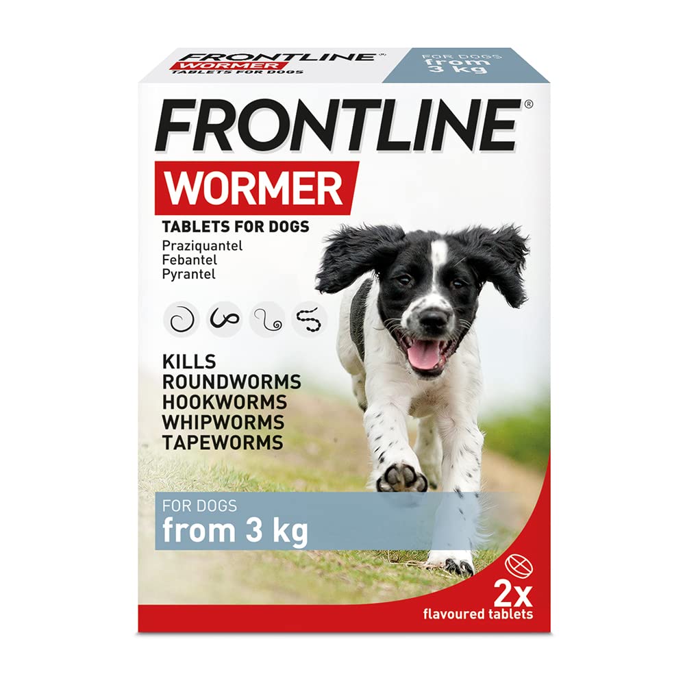 FRONTLINE WORMER - Worming Tablets for Dogs - 2 Tablets - Sayby’s