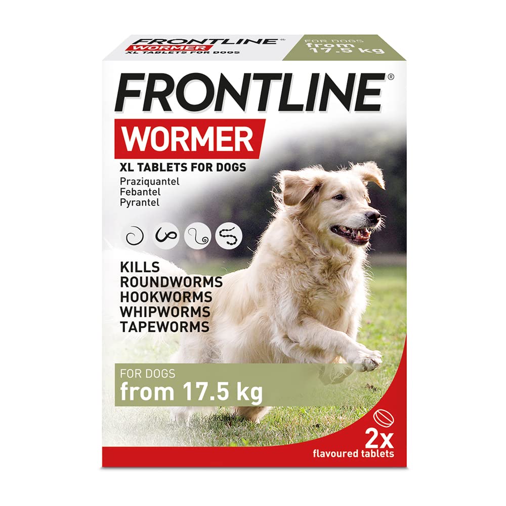 FRONTLINE WORMER - Worming Tablets for Dogs - 2 Tablets - Sayby’s
