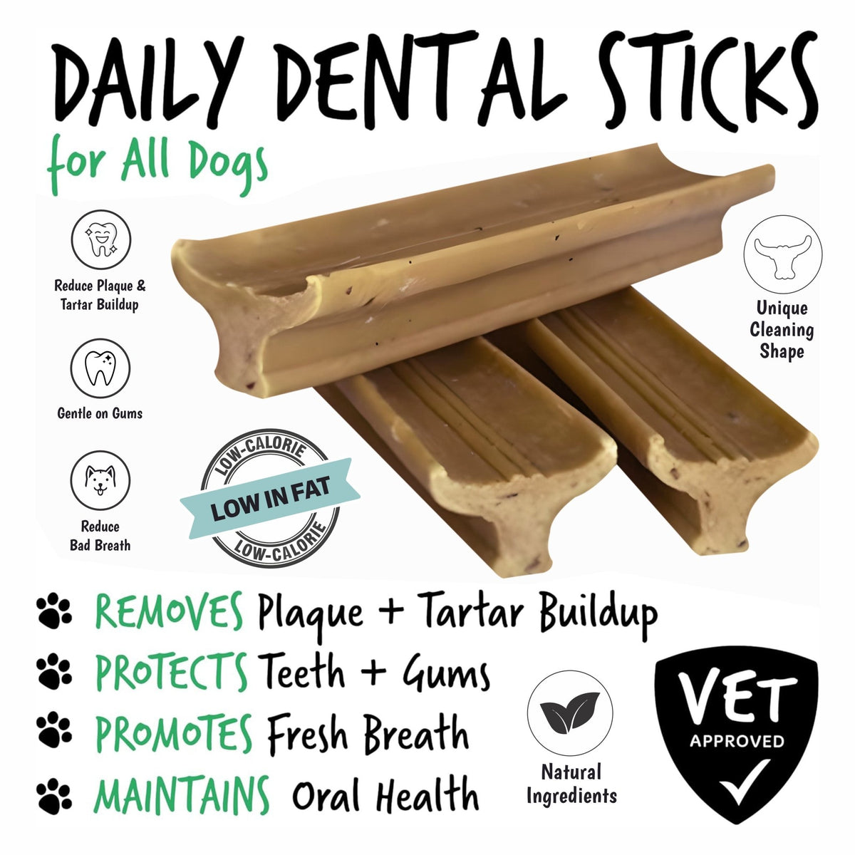 Gently Dently- Chicken Dental Treats for Dogs 175g - Sayby’s