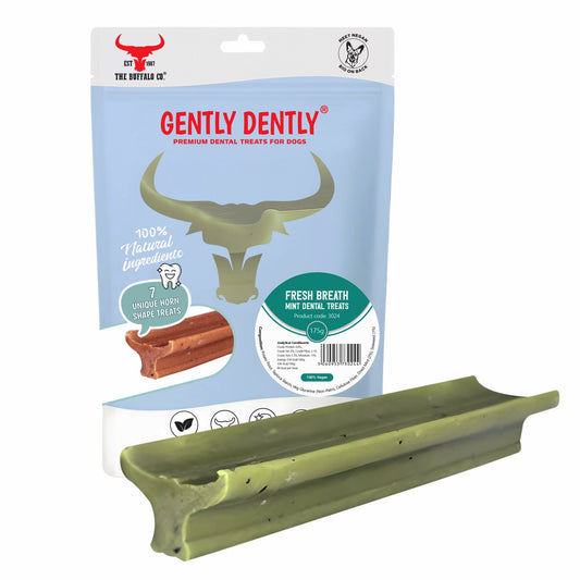 Gently Dently- Fresh Breath Mint Dental Treats for Dogs 175g - Sayby’s