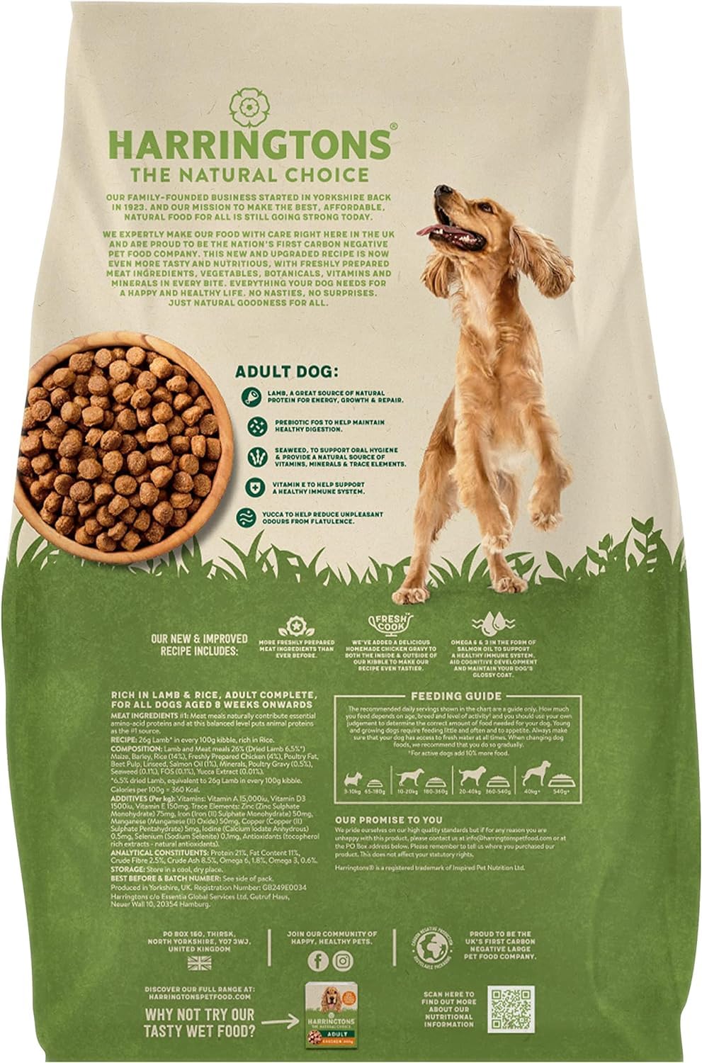 Harringtons Complete Dry Dog Food - Made with All Natural Ingredients - Sayby’s