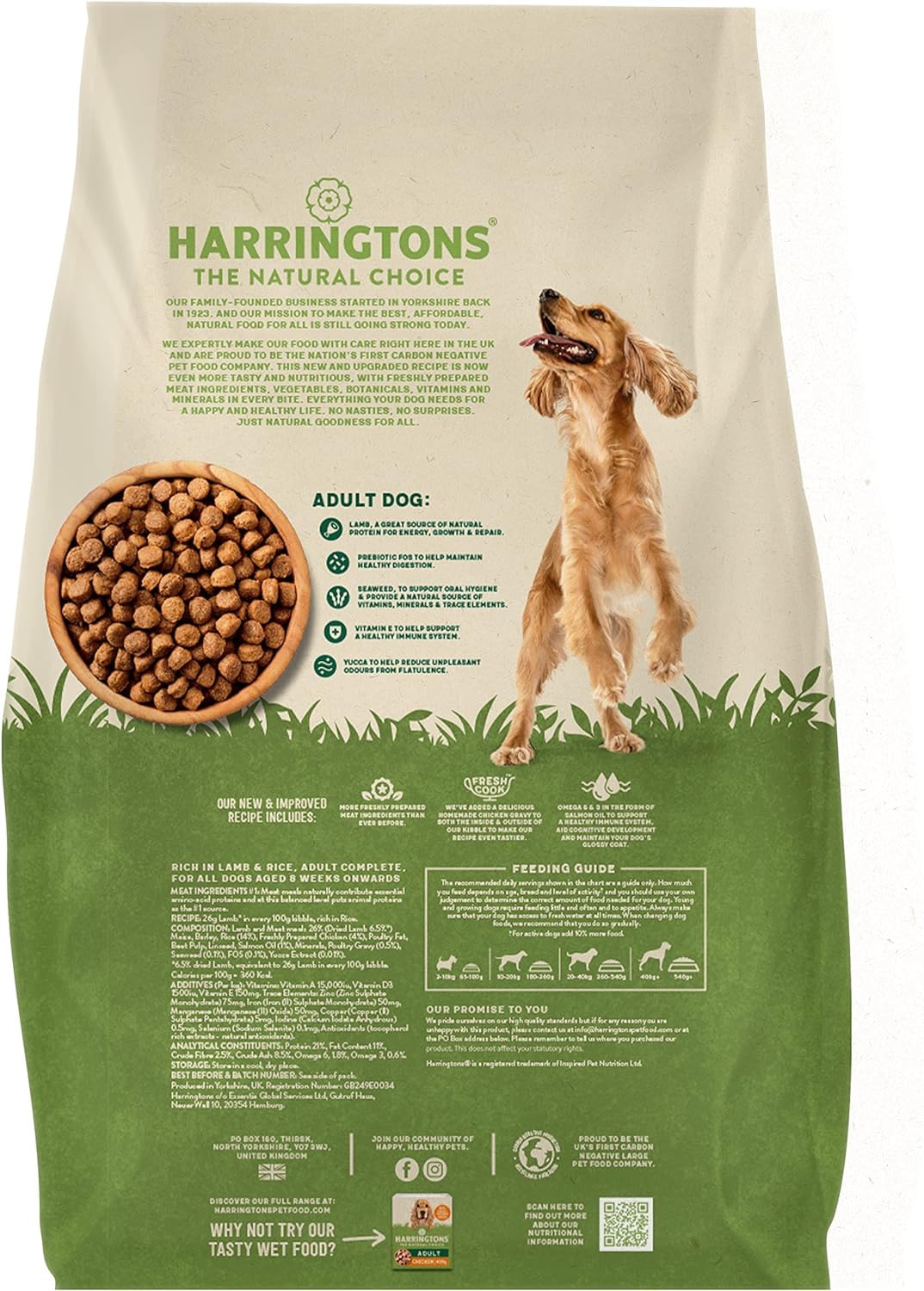 Harringtons Complete Dry Dog Food - Made with All Natural Ingredients - Sayby’s