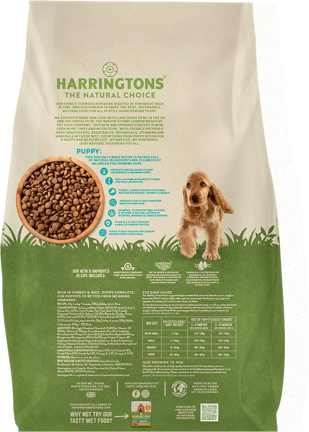 Harringtons Complete Dry Dog Food - Made with All Natural Ingredients - Sayby’s